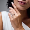 Thumbnail Image 2 of 1/4 CT. T.W. Certified Lab-Grown Diamond Halo Ring in 10K White Gold (F/SI2)