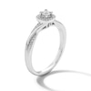 Thumbnail Image 3 of 1/4 CT. T.W. Certified Lab-Grown Diamond Halo Ring in 10K White Gold (F/SI2)