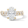 Thumbnail Image 1 of 4 CT. T.W. Oval Certified Lab-Grown Diamond Engagement Ring in 14K Gold (F/VS2)