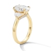 Thumbnail Image 5 of 3-5/8 CT. T.W. Oval Certified Lab-Grown Diamond Three-Stone Engagement Ring in 14K Gold (F/VS2)