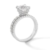 Thumbnail Image 3 of 3 CT. T.W. Certified Lab-Grown Diamond Princess-Cut Bridal Set in 14K White Gold (F/VS2)
