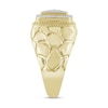 Thumbnail Image 3 of 1/2 CT. T.W. Multi-Diamond Nugget Signet Ring in 10K Gold