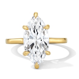 4 CT. T.W. Certified Lab-Grown Diamond Marquise-Cut Solitaire Engagement Ring in 14K Gold (F/VS2)