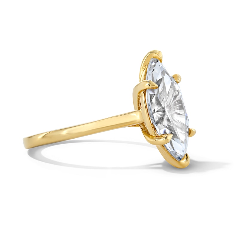 Main Image 4 of 4 CT. T.W. Certified Lab-Grown Diamond Marquise-Cut Solitaire Engagement Ring in 14K Gold (F/VS2)