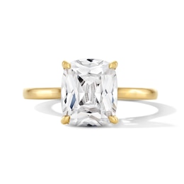 3 CT. T.W. Certified Lab-Grown Diamond Cushion-Cut Solitaire Engagement Ring in 14K Gold (F/VS2)