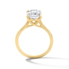 Thumbnail Image 3 of 3 CT. T.W. Certified Lab-Grown Diamond Cushion-Cut Solitaire Engagement Ring in 14K Gold (F/VS2)