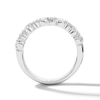 Thumbnail Image 3 of Vera Wang Love Collection 2-1/4 CT. T.W. Certified Lab-Grown Diamond Two-Row Anniversary Band in 14K White Gold (F/VS2)