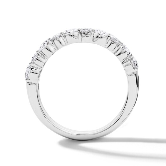 Vera Wang Love Collection 2-1/4 CT. T.w. Certified Lab-Grown Diamond Two-Row Anniversary Band in 14K White Gold (F/Vs2)