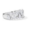 Thumbnail Image 4 of Vera Wang Love Collection 2-1/4 CT. T.W. Certified Lab-Grown Diamond Two-Row Anniversary Band in 14K White Gold (F/VS2)