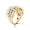 Thumbnail Image 5 of Vera Wang Love Collection 2-1/2 CT. T.W. Certified Lab-Grown Diamond Three-Row Anniversary Band in 14K Gold (F/VS2)