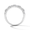 Thumbnail Image 3 of Vera Wang Love Collection 2-5/8 CT. T.W. Certified Lab-Grown Diamond Stacked Anniversary Band in 14K White Gold (F/VS2)