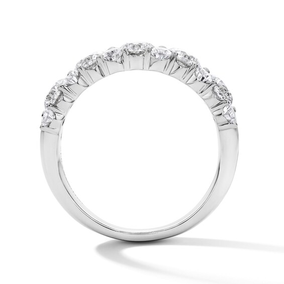 Vera Wang Love Collection -/ CT. T.w. Certified Lab-Grown Diamond Stacked Anniversary Band in 14K White Gold (F/Vs2
