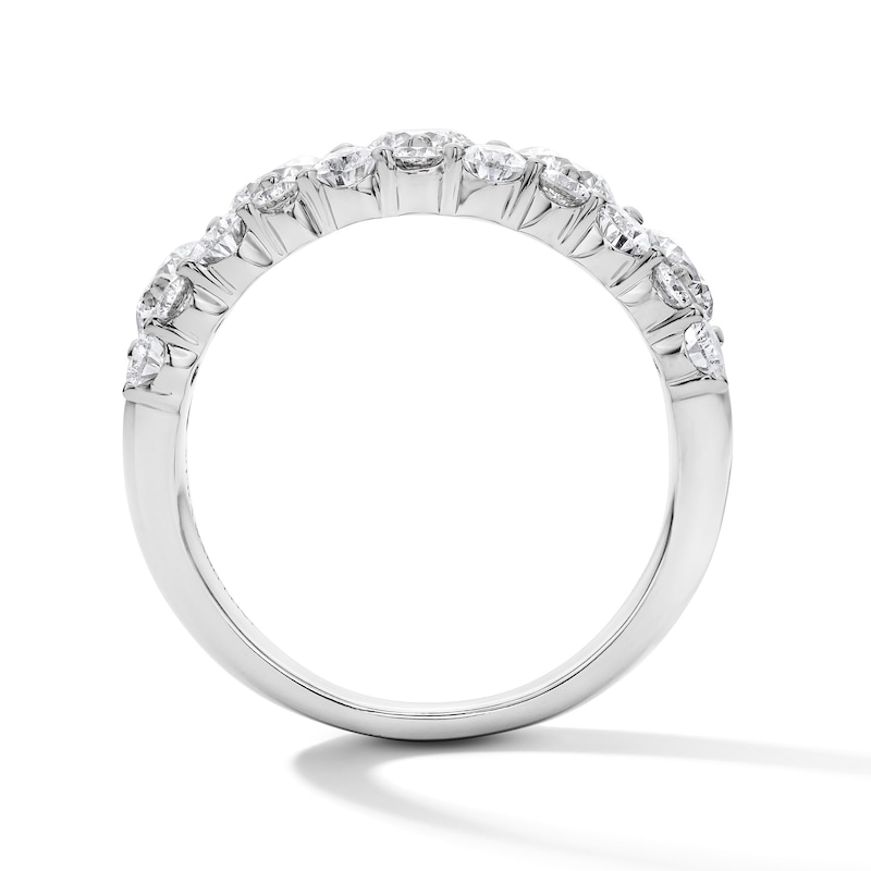 Main Image 3 of Vera Wang Love Collection 2-5/8 CT. T.W. Certified Lab-Grown Diamond Stacked Anniversary Band in 14K White Gold (F/VS2)