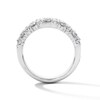 Thumbnail Image 3 of Vera Wang Love Collection 3 CT. T.W. Certified Lab-Grown Diamond Stacked Anniversary Band in 14K White Gold (F/VS2)