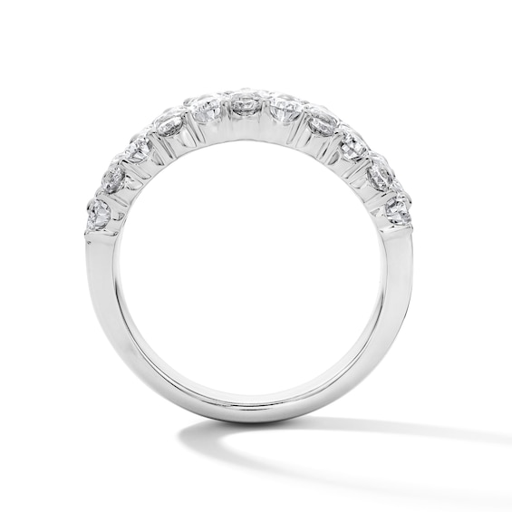Vera Wang Love Collection 3 CT. T.w. Certified Lab-Grown Diamond Stacked Anniversary Band in 14K White Gold (F/Vs2)