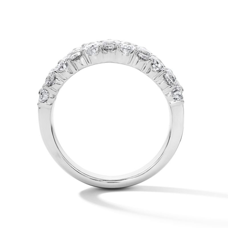 Main Image 3 of Vera Wang Love Collection 3 CT. T.W. Certified Lab-Grown Diamond Stacked Anniversary Band in 14K White Gold (F/VS2)