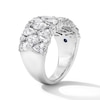 Thumbnail Image 5 of Vera Wang Love Collection 3 CT. T.W. Certified Lab-Grown Diamond Stacked Anniversary Band in 14K White Gold (F/VS2)