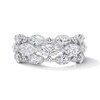 Thumbnail Image 1 of Vera Wang Love Collection 3 CT. T.W. Certified Lab-Grown Diamond East-West Anniversary Band in 14K White Gold (F/VS2)