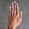Thumbnail Image 2 of Vera Wang Love Collection 3 CT. T.W. Certified Lab-Grown Diamond East-West Anniversary Band in 14K White Gold (F/VS2)