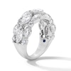 Thumbnail Image 5 of Vera Wang Love Collection 3 CT. T.W. Certified Lab-Grown Diamond East-West Anniversary Band in 14K White Gold (F/VS2)