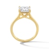 Thumbnail Image 3 of 4 CT. T.W. Certified Lab-Grown Diamond Asscher-Cut Solitaire Engagement Ring in 14K Gold (F/VS2)