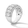 Thumbnail Image 5 of Vera Wang Love Collection 3-7/8 CT. T.W. Certified Lab-Grown Diamond Stepped Anniversary Band in 14K White Gold (F/VS2)