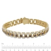Thumbnail Image 3 of 3 CT. T.W. Brown and White Diamond Open Link Bracelet in 10K Gold - 8.5"