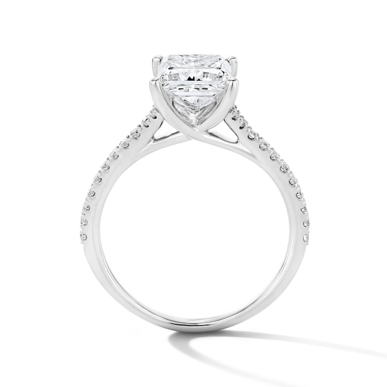 2-1/4 CT. T.w. Princess-Cut Certified Lab-Grown Diamond Engagement Ring in 14K White Gold (F/Vs2)