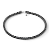 Thumbnail Image 1 of Black Spinel Tennis Bracelet in Black Rhodium-Plated Sterling Silver - 8.5"