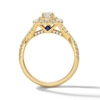 Thumbnail Image 3 of Vera Wang Love 7/8 CT. T.W. Diamond Frame Engagement Ring in 14K Gold