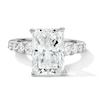 Thumbnail Image 1 of 5.69 CT. T.W. Certified Lab-Grown Diamond Radiant-Cut Engagement Ring in 14K White Gold (F/VS2)