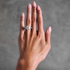 Thumbnail Image 2 of 5.69 CT. T.W. Certified Lab-Grown Diamond Radiant-Cut Engagement Ring in 14K White Gold (F/VS2)