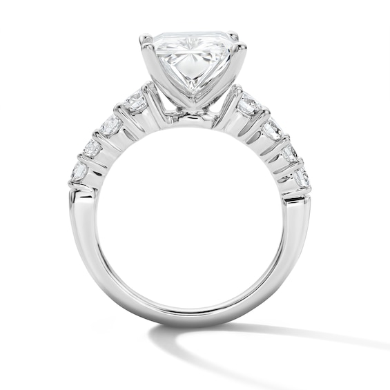 5.69 CT. T.w. Certified Lab-Grown Diamond Radiant-Cut Engagement Ring in 14K White Gold (F/Vs2)