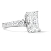 Thumbnail Image 4 of 5.69 CT. T.W. Certified Lab-Grown Diamond Radiant-Cut Engagement Ring in 14K White Gold (F/VS2)