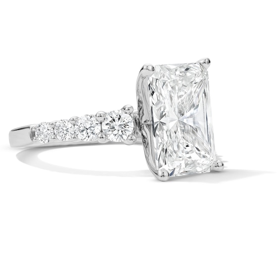 5.69 CT. T.w. Certified Lab-Grown Diamond Radiant-Cut Engagement Ring in 14K White Gold (F/Vs2)