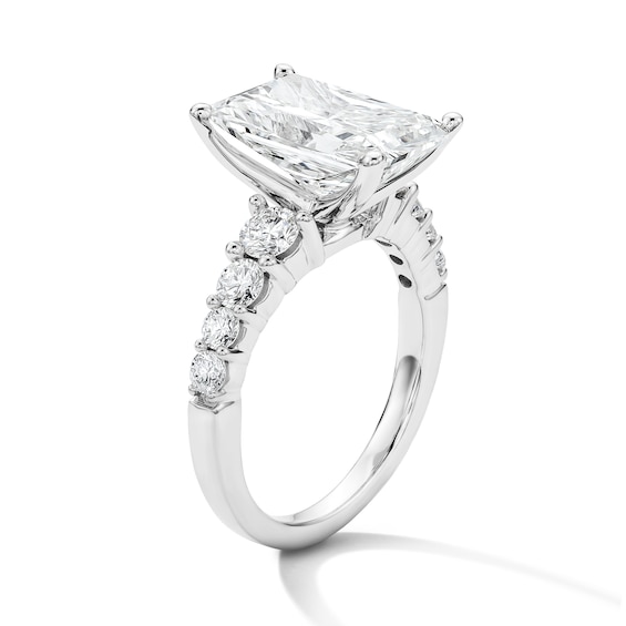 5.69 CT. T.w. Certified Lab-Grown Diamond Radiant-Cut Engagement Ring in 14K White Gold (F/Vs2)