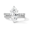 Thumbnail Image 1 of 4-1/3 CT. T.W. Certified Lab-Grown Diamond Marquise-Cut Bridal Set in 14K White Gold (F/VS2)