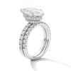 Thumbnail Image 5 of 4-1/3 CT. T.W. Certified Lab-Grown Diamond Marquise-Cut Bridal Set in 14K White Gold (F/VS2)