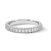 Thumbnail Image 1 of Vera Wang Love Collection 3/4 CT. T.W. Certified Lab-Grown Diamond Three-Sided Band in 14K White Gold (F/VS2)