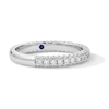 Thumbnail Image 4 of Vera Wang Love Collection 3/4 CT. T.W. Certified Lab-Grown Diamond Three-Sided Band in 14K White Gold (F/VS2)
