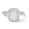 Thumbnail Image 1 of 2-5/8 CT. T.W. Radiant-Cut Certified Lab-Grown Diamond Frame Engagement Ring in 14K White Gold (F/VS2)