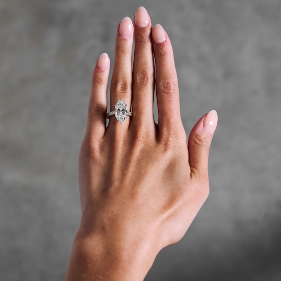 6-1/2 CT. T.w. Certified Lab-Grown Diamond Marquise-Cut Engagement Ring in 14K Yellow Gold (F/Vs2)