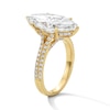Thumbnail Image 5 of 6-1/2 CT. T.W. Certified Lab-Grown Diamond Marquise-Cut Engagement Ring in 14K Yellow Gold (F/VS2)