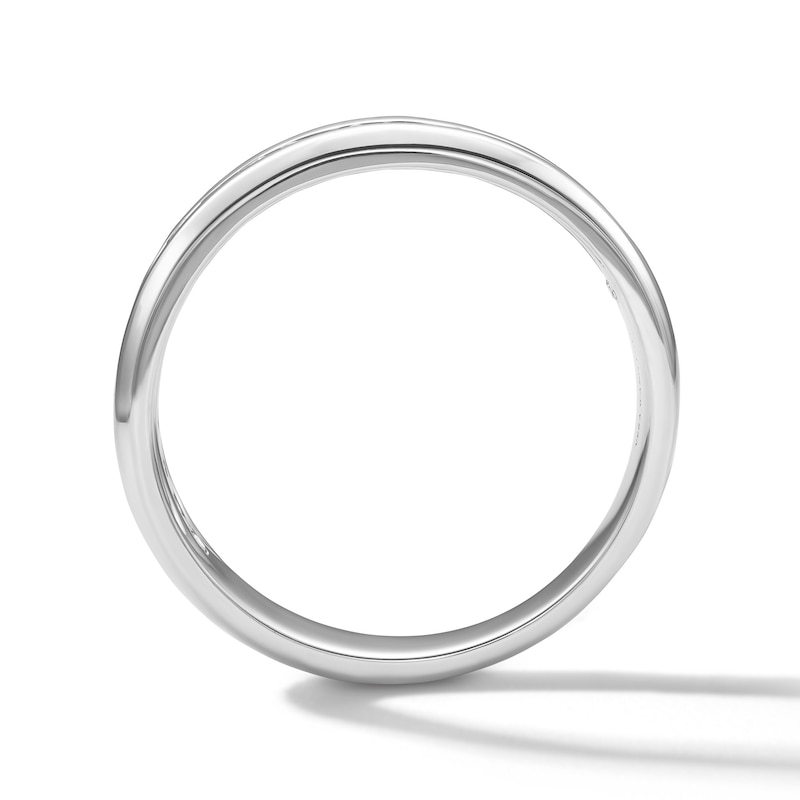 Main Image 2 of Vera Wang Men’s 1/2 CT. T.W. Channel-Set Lab-Grown Diamond Band in 14K White Gold (F/VS2)