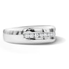 Thumbnail Image 3 of Vera Wang Men’s 1/2 CT. T.W. Channel-Set Lab-Grown Diamond Band in 14K White Gold (F/VS2)