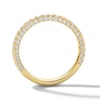 Thumbnail Image 3 of Vera Wang Love Collection 3/4 CT. T.W. Certified Lab-Grown Diamond Three-Sided Band in 14K Gold (F/VS2)