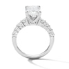 Thumbnail Image 3 of 3-3/4 CT. T.W. Certified Lab-Grown Diamond Radiant-Cut Engagement Ring in 14K White Gold (F/VS2)