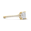 Thumbnail Image 4 of 2-1/4 CT. T.W. Princess-Cut Certified Lab-Grown Diamond Engagement Ring in 14K Gold (F/VS2)