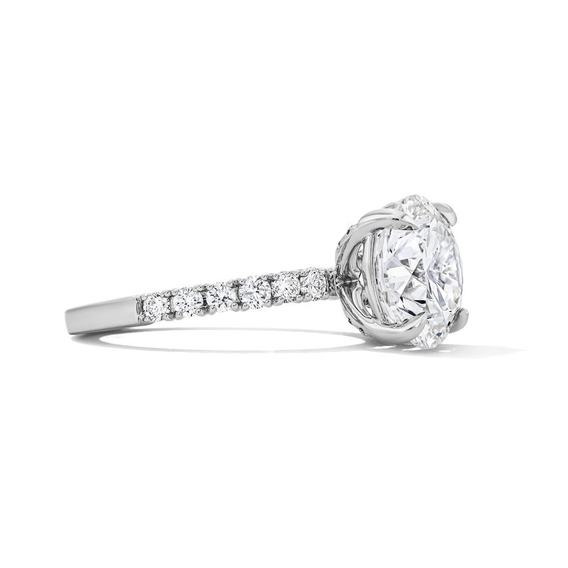 Main Image 4 of 4-1/2 CT. T.W. Certified Lab-Grown Diamond Engagement Ring in 14K White Gold (F/VS2)