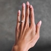 Thumbnail Image 2 of 5/8 CT. T.W. Emerald-Cut Certified Lab-Grown Diamond Five-Stone Promise Ring in 10K Gold (F/SI2)